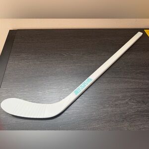 NEW 2025 Bauer Mystery Mini Hockey Stick — GLOW IN THE DARK White Right Handed